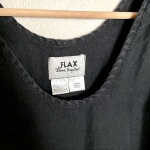 Flax Vintage Sleeveless Linen Midi Dress